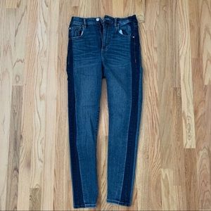 Garage striped jeans